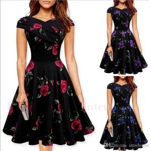 Vintage rose mid-rise dress